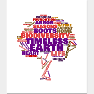 Inspirational Tree of Life Tag Cloud Posters and Art